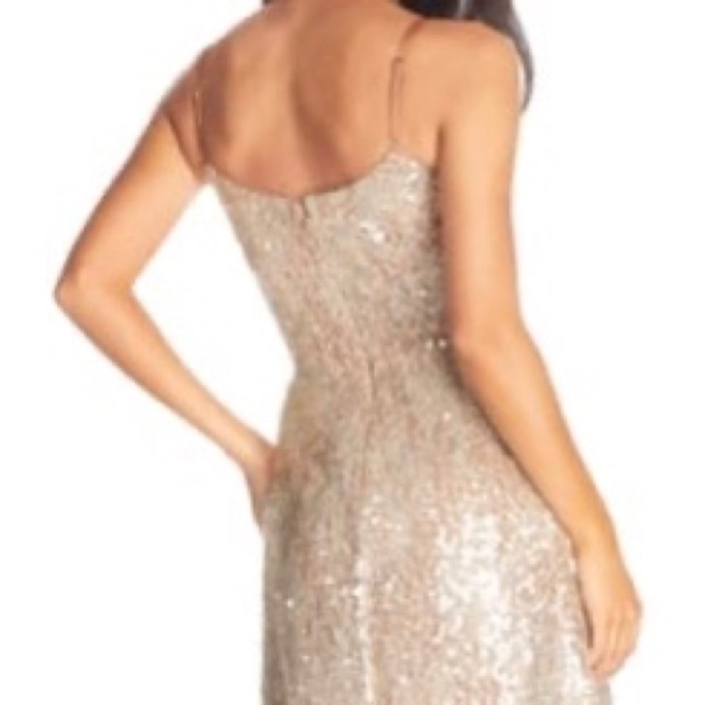 NWT DRESS THE POPULATION Fit & Flare Dress - M - Picture 3 of 14